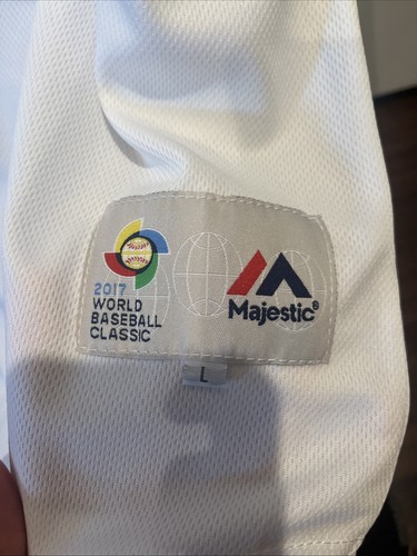 Authentic Majestic Team USA 2017 World Baseball Classic home Jersey L - Picture 3 of 6