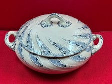 Soupière ancienne En Faïence De Lunéville 28 x 22 x 16 cm