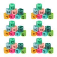 160 PCS Clothes Hanger Marker Coded Garment Clothing Size Markers