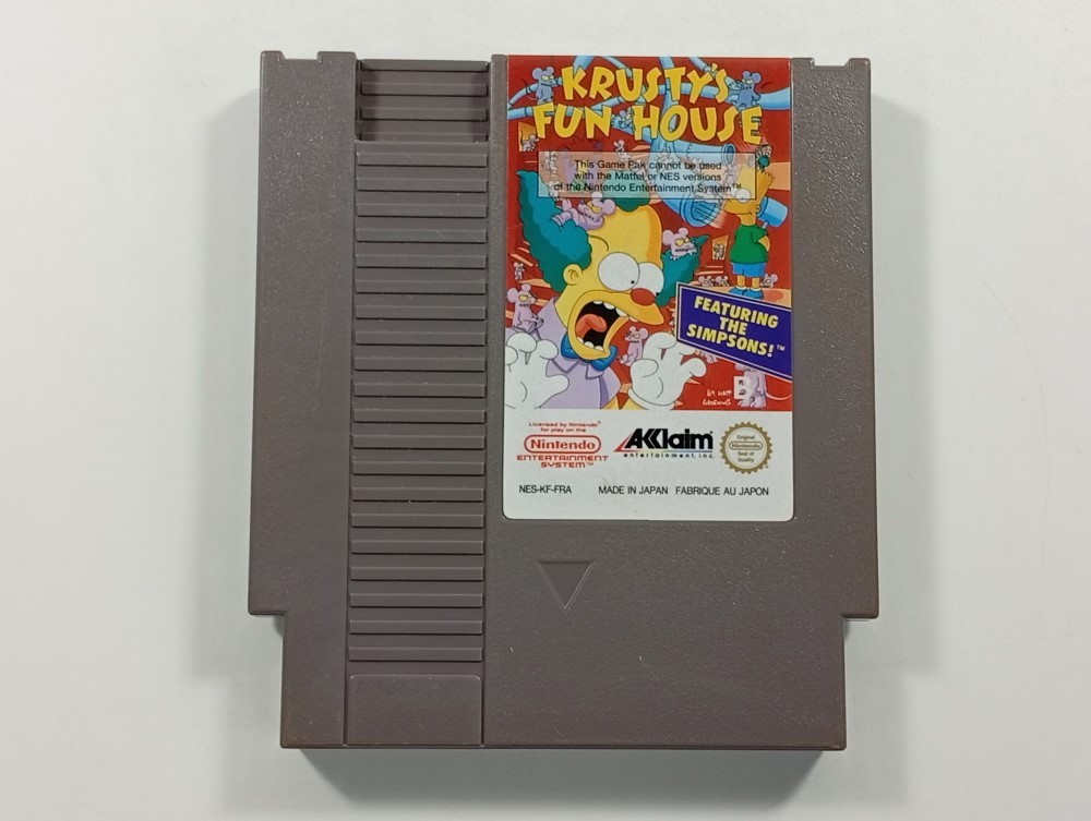 KRUSTY S FUN HOUSE NINTENDO (NES) PAL-B FRA (CARTRIDGE ONLY)