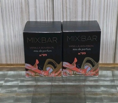 Mix:Bar Vanilla Bourbon Perfume for Women - 0.25oz Eau de Parfum Spray 2 Pack 
