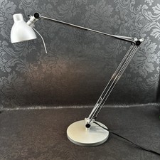 IKEA Antifoni Chrome Desk Work Lamp Adjustable Head Light
