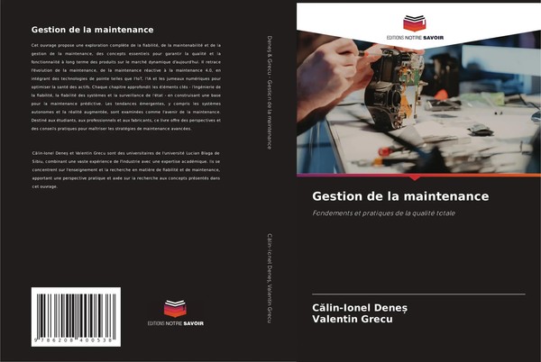 Gestion De La Maintenance Fondements Et Pratiques De La Qualité Totale Buch 2024-image