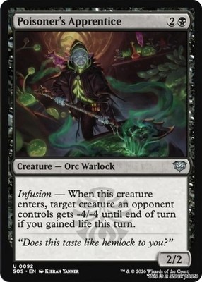 MTG Poisoner's Apprentice [SOS - 92] NM
