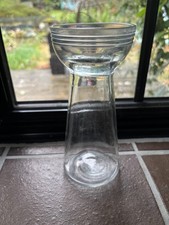 Vintage Clear Glass Hyacinth Bulb Vase