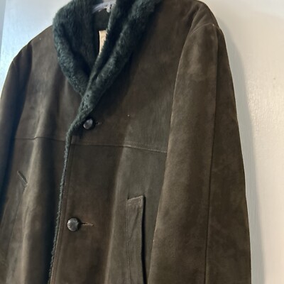Vintage 60's Star Sportswear Kurland Men Brown Soft Suede