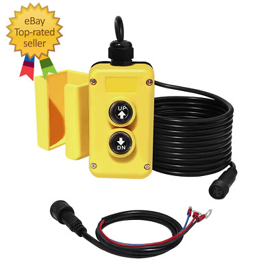 3 Wire Dump Trailer Remote Control Switch for 12V DC Single Acting Hydraulic Pum