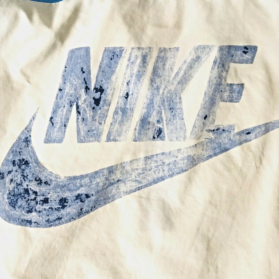 Chaqueta cortavientos Nike años 70 vintage pre-marca SWOOSH para hombre 1/4 cremallera M RARA Foto 4 de 4