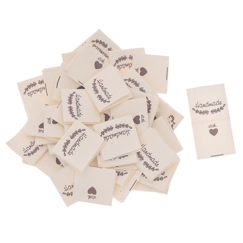 50st Handmade Tier Schafe Etikett DIY Kunst Kleidung Tag Tasche Label Nähzubehör - Bild 14 von 20