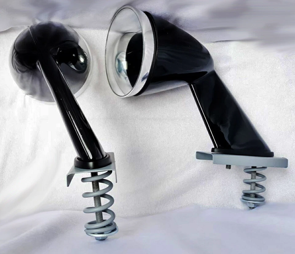 FOR DATSUN NISSAN KB B110 B210 B310 120Y GX-5 BLACK FENDER MIRROR PAIR CUSTOM Foto 3 de 4