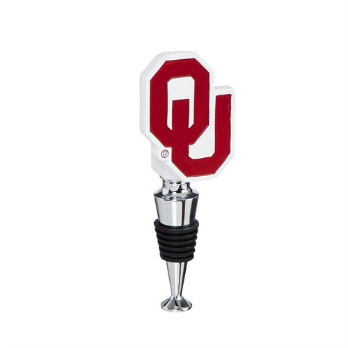 NCAA Oklahoma Sooners Team Logo Wine Bottle Stopper / Wine Saver