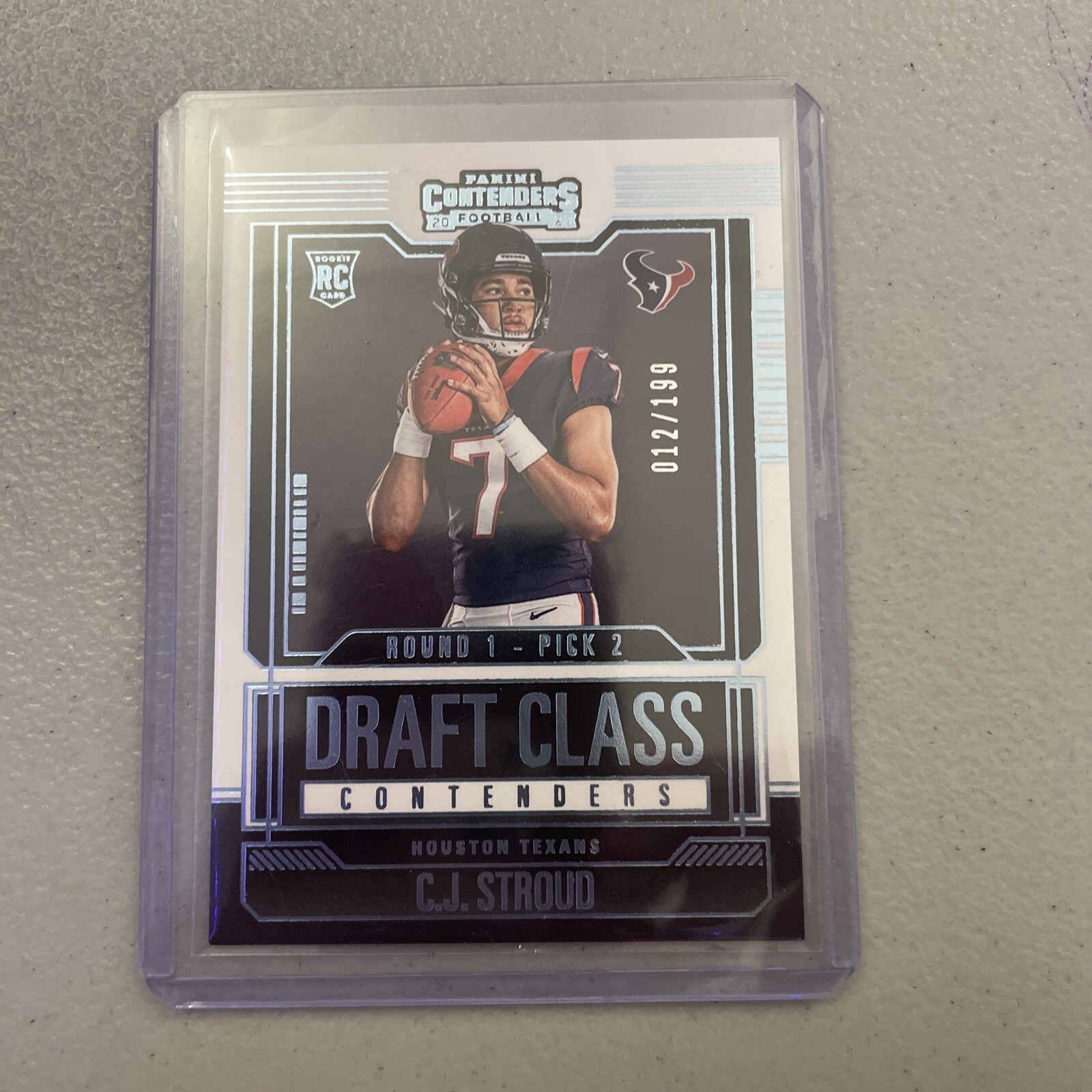 2023 PANINI CONTENDERS NFL CJ STROUD RC SP DRAFT CLASS BLUE /199 TEXANS