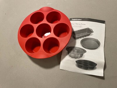 Tupperware Muffin Pan Silicone Baking Form Magic Bakeware