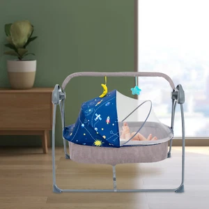 Balançoire électrique pour bébé avec Bluetooth, télécommande & Musique