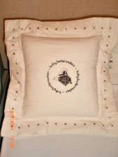 Purdue Boilermakers Baby Pillow NCAA College University BABY FANATIC Cotton NEW