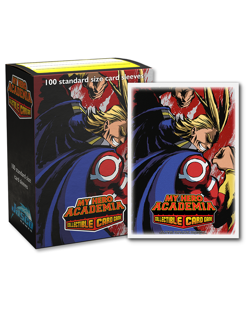 Dragon Shield 100 Deck Card Sleeves Art Matte My Hero Academia All Might  Flex for sale online | eBay