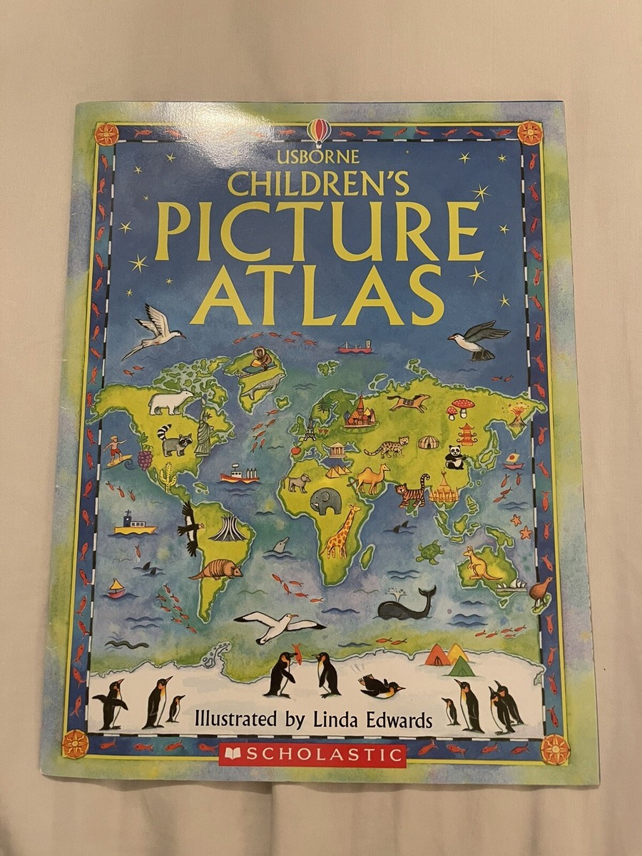 Usborne Children's Picture Atlas Book | eBay