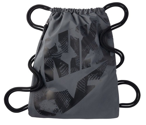 Nike HERITAGE DRAWSTRING Gym Sack Pack, BA5351 021 DARK GREY/BLACK/BLACK