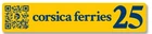 Corsica ferries vintage 2025 sticker vinyl laminated 150mm x 28mm