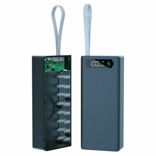 Estuche Banco de Alimentación Desmontable 16X 18650 Caja Cargador de Batería Pantalla LCD Nuevo - Imagen 1 de 10