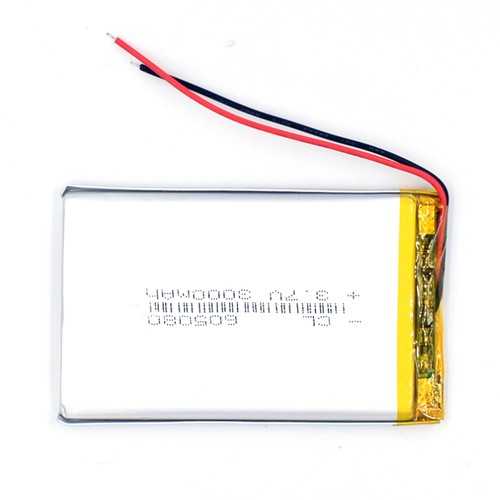 1/5pcs 3.7V 3000 mAh 605080 batteria ricaricabile ai polimeri di litio per registratore GPS MP3 - Foto 5 di 12