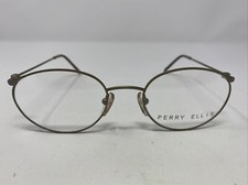Perry Ellis Eyeglasses Frame France PE 131-3 50-19-140 Brown Full Rim Metal 2210