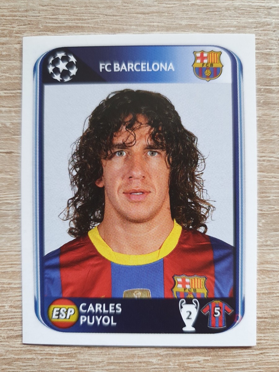 Panini CL 2010 2011 Carles Puyol 211 Barcelona Champions League