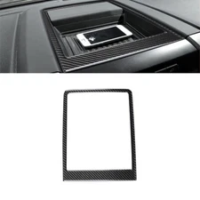 Carbon Fiber Dashboard Storage Box Panel Frame Cover Trim For Ford F-150 2015-17
