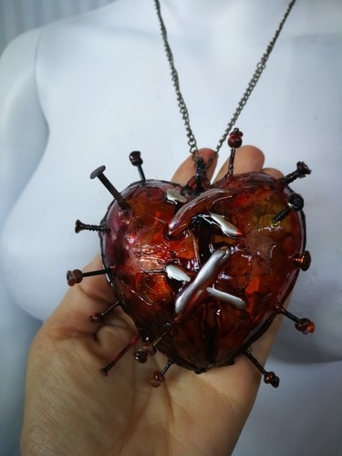 Black Magic Talisman Pendant Amulet Dark Voodoo Evil Ritual Haunted Broken Heart - Picture 6 of 24