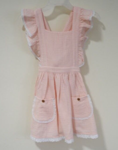 NWT Serendipity From Shrimp & Grits Pink Gauze Cotton Jumper Girl's Size 4-5