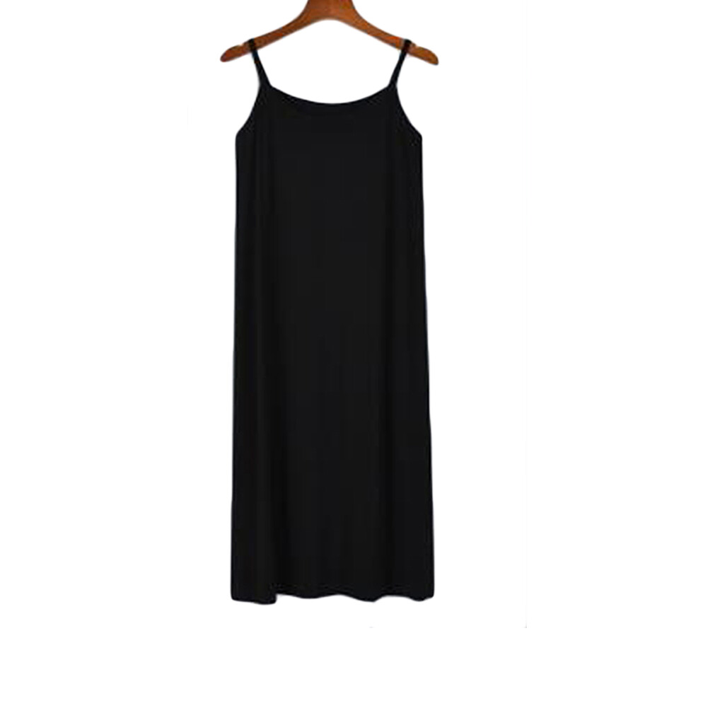 Ladies Plus Full Slips Modal Solid Camisole Under Dress Underdress