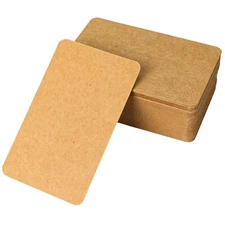 100 Pack 3.5x2 Inch Blank Business Cards Thank You Note Cards Message Gift Cards