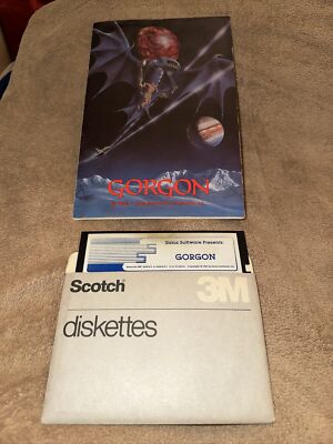 GORGON 1981 computer game by SIRIUS Software for Apple II+,IIe,IIc,IIgs
