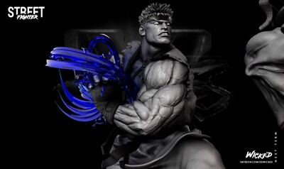 Ryu Street Fighter resin scale model kit unpainted 3d print