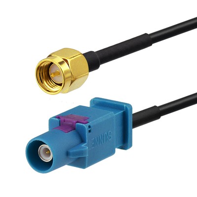3 ft Fakra Female to Fakra Male plug RG174 /"Z/" RF Pigtail cable 1m for wireless