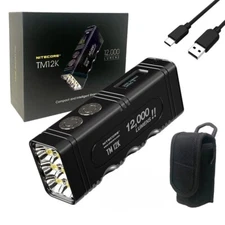 NITECORE TM12K 12000 Lumens USB Rechargeable Flashlight Torch