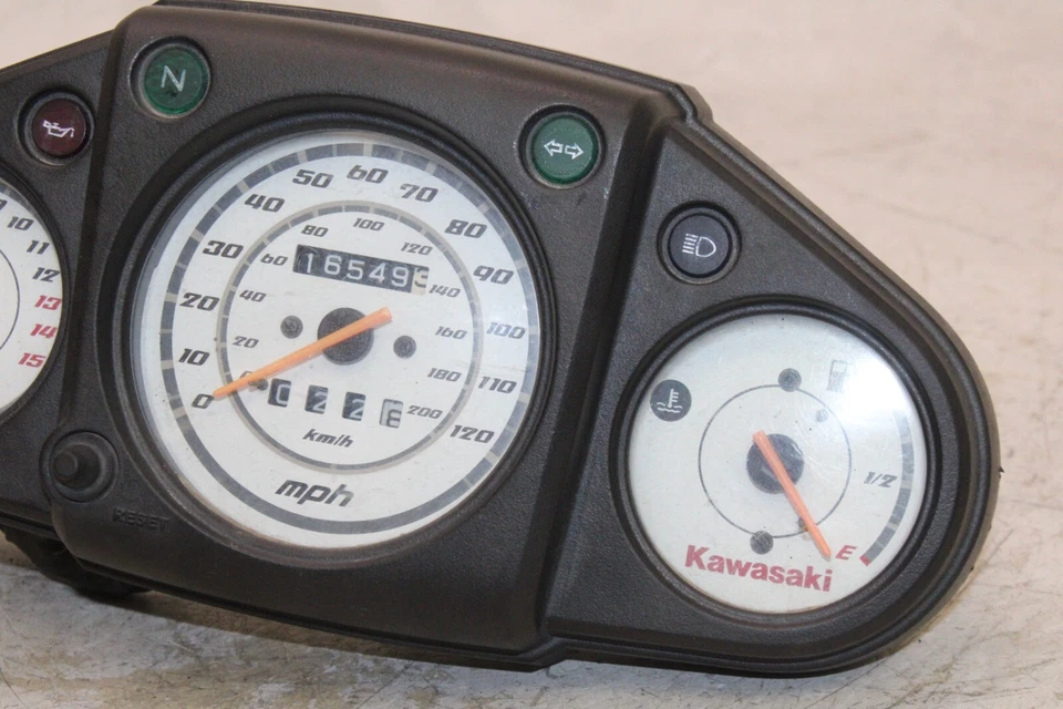 Kawasaki Ninja 250R EX250JF 2011 OEM VELOCÍMETRO MEDIDORES PANEL DE VISUALIZACIÓN Foto 2 de 4