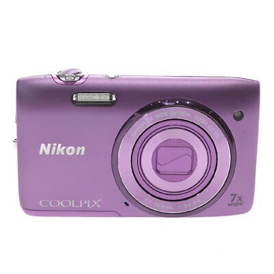 Nikon COOLPIX S3500 Purple 20.05 MP Digital Camera English Nikon COOLPIX S3500 Purple 20.05 MP Digital Camera English