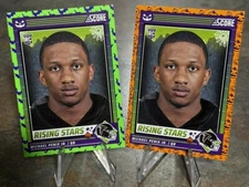 2024 Panini Score-A-Treat | #39 Michael Penix Jr. | Green Bats/Orange Pumpkins