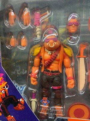 2022 SDCC Exclusive TMNT Arcade Bebop & Rocksteady Figure 2 Pack