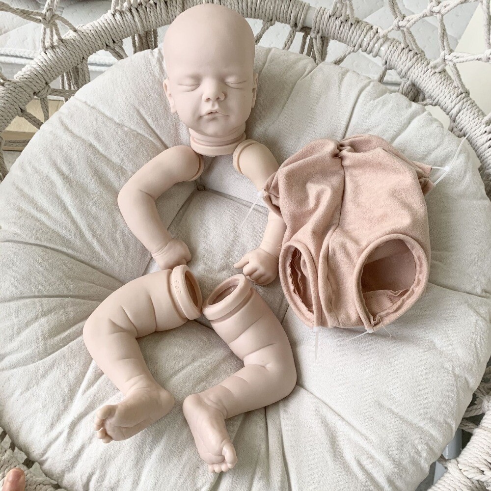 19inch Unpainted Reborn Baby Doll Kit Sam Unfinished Part with