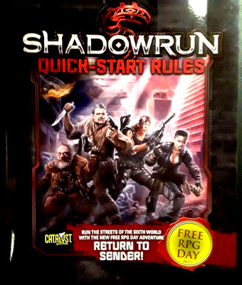 Shadowrun Quick-Start Rules Return to Sender Module/Adventure RPG | eBay
