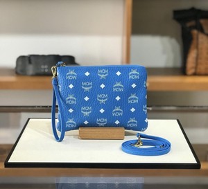 mcm blue crossbody