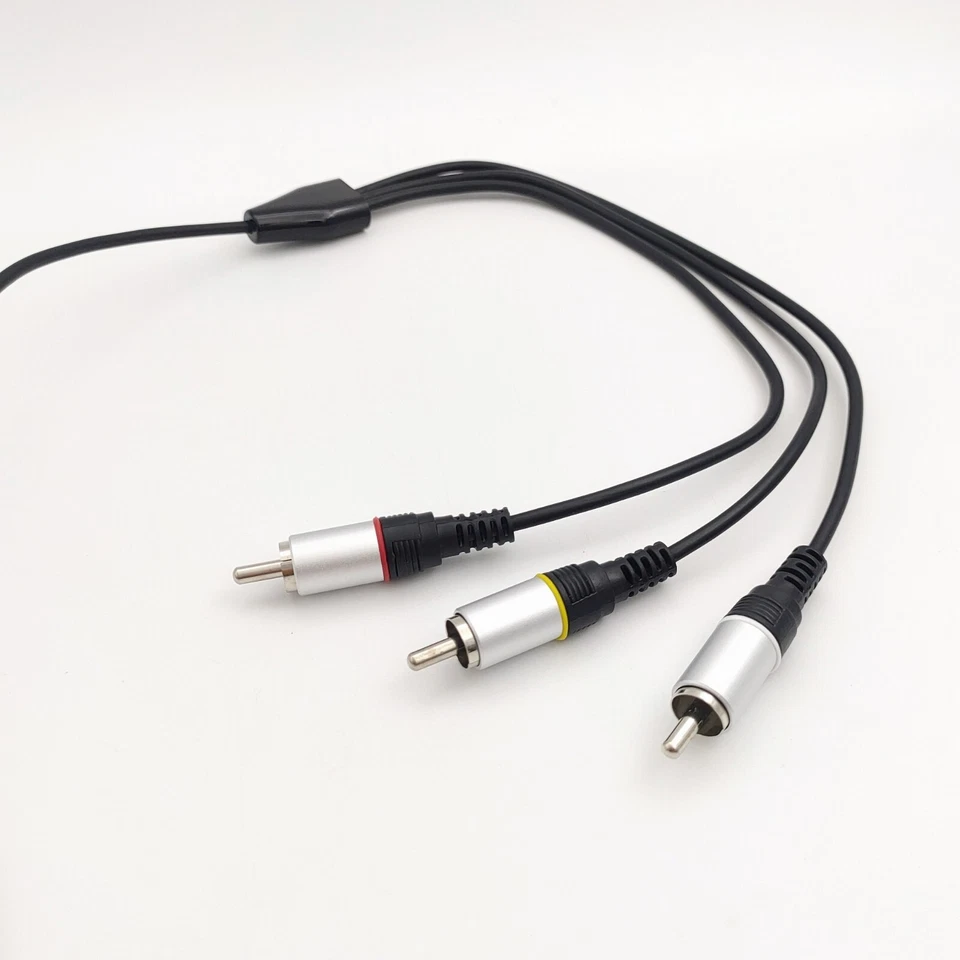 3.5mm 1/8" TRRS to 3 RCA Male Plug AUX Cable Cord for TV,Smartphones,MP3 5FT - Image 2 of 4