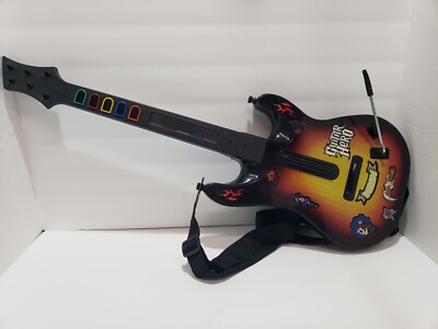 PlayStation Guitar Hero Sunburst Wireless Controller Red Octane
