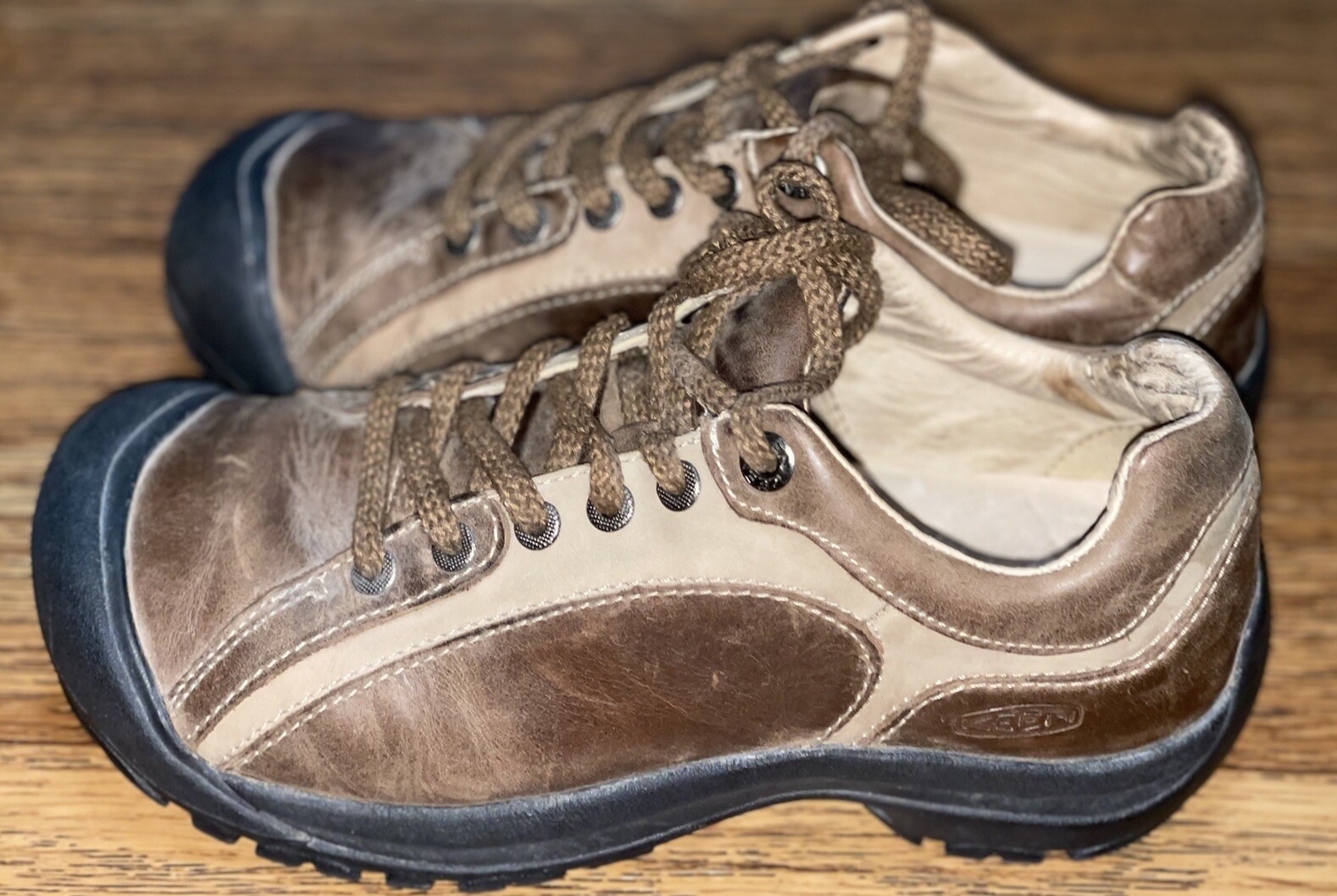 Scarpe da trekking Keen Briggs marroni in pelle donna 7 5