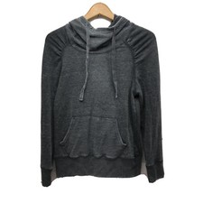 Jasmine  Ginger Women Small Gray Pullover Hoodie. Front Pocket