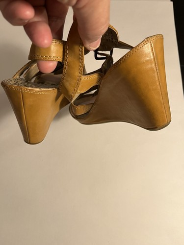 Kenneth Cole Reaction. Sandali beige zeppa cinturini. donna taglia 10 M - Foto 2 di 7