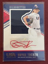 2018 Stars And Stripes Bryce Tucker Silhouettes Autograph Jersey /199