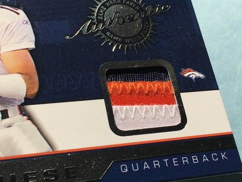 Heads Update 2002 Brian Griese parche de 3 colores/115 | reliquia de los broncos | de Michigan - Imagen 2 de 6